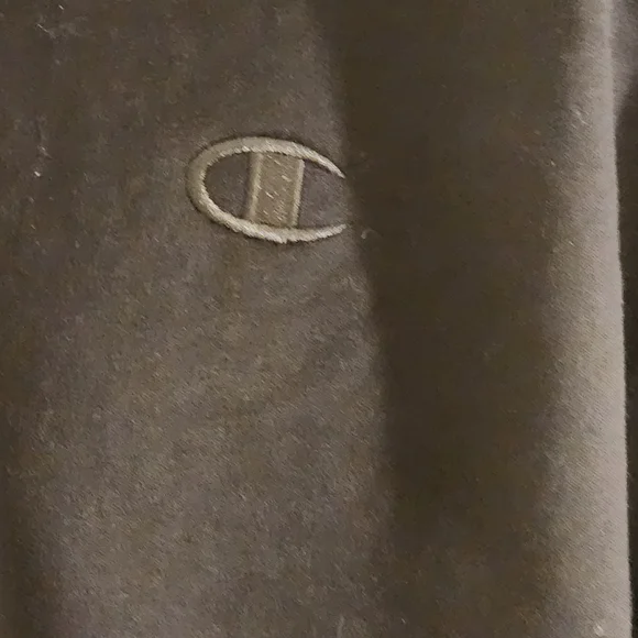 Champion Black Sweatshirt With Black C Logo XL - Picture 4 of 7